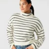 Sweter Narsha biały/czarny