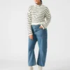 Sweter Narsha biały/czarny