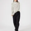 Sweter Narsha biały/czarny