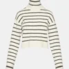 Sweter Narsha biały/czarny