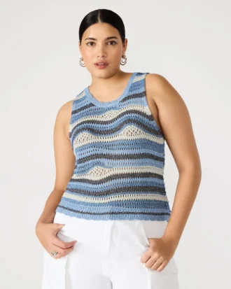 Top Hannah Blue Multi