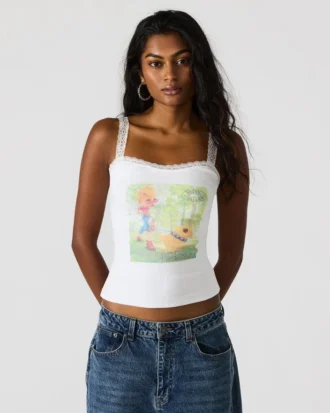 Top Love Goldie w stylu vintage