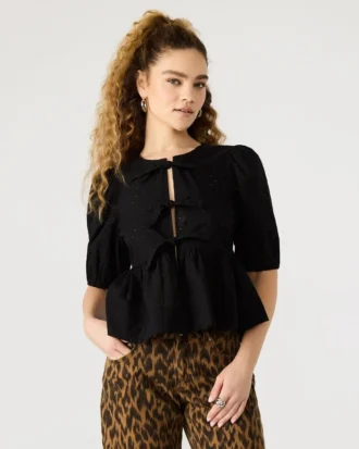 Top Paula, czarny