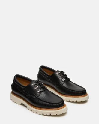 Victor Black Leather
