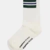 Wynn 2-pak skarpetek sportowych w paski Egret Wynn 2-pak skarpetek sportowych w paski Egret